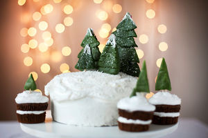 snehový koláč, vianočná torta, štóla