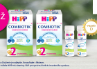 VYHRAJTE  3 balíčky dojčenského mlieka HiPP 2 BIO Combiotik® pre deti vo veku 6-12 mesiacov