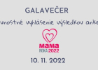 Slávnostné vyhlásenie výsledkov ankety Mama roka 2022