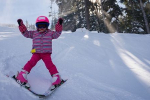 V troch rokoch môžete dieťa postaviť na lyže