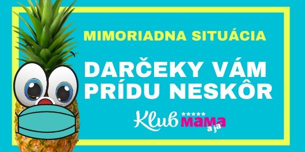 MIMORIADNA SITUÁCIA OVPLYVŇUJE DODANIE DARČEKOV AJ KÁVOVAROV