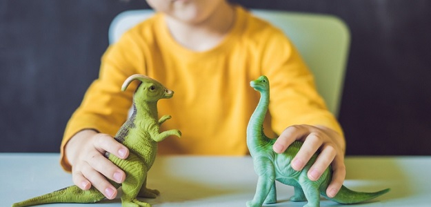 Deti sú fascinované dinosaurami