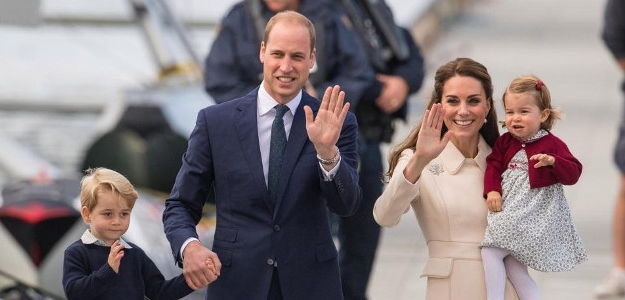 kate middleton, piŕins George, princ William, princezná Charlotte