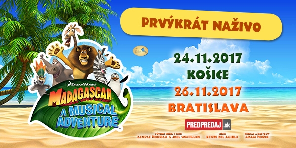 Očarujúci muzikál MADAGASKAR: Skvelá zábava pre celú rodinu!