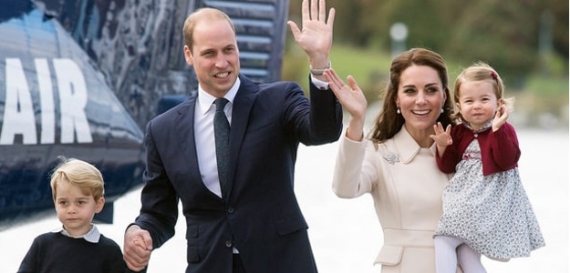 britská kráľovská rodina, princ William, Kate, George, Charlotte
