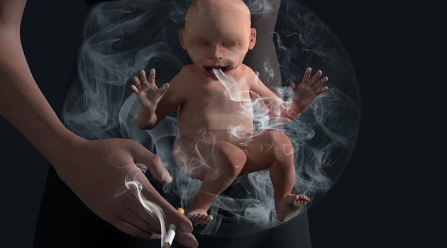 fajčenie počas tehotenstva, pasívne fajčenie