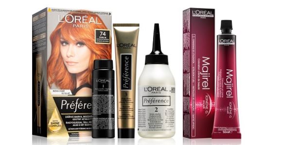 loreal paris preference a loreal professionnel majirel farby na vlasy