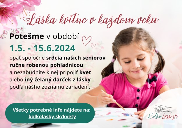 Pošli radosť seniorom: Láska kvitne v každom veku