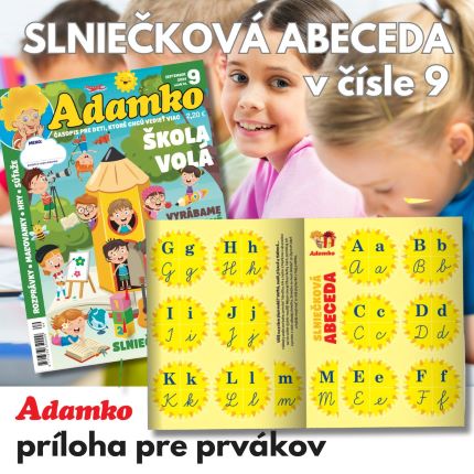 Odštartujte školský rok s Adamkom!