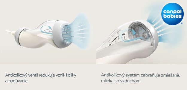 Canpol babies S-Shape: Revolučná antikoliková fľaša pre spokojné brušká bábätiek